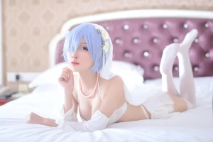 《蕾姆2号本 蕾姆婚纱》｜二佐Nisa · 35张写真