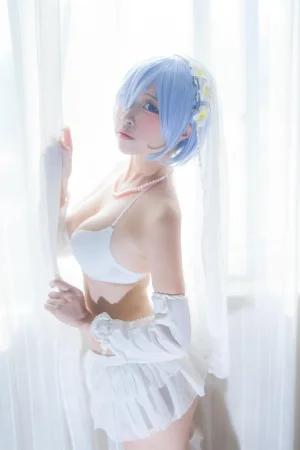 《蕾姆2号本 蕾姆婚纱》｜二佐Nisa · 35张写真