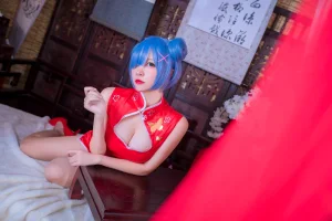 《蕾姆2号本 蕾姆旗袍》｜二佐Nisa · 30张写真