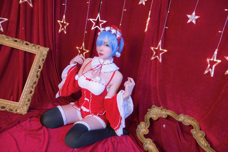 《蕾姆2号本 蕾姆圣诞》｜二佐Nisa · 46张写真