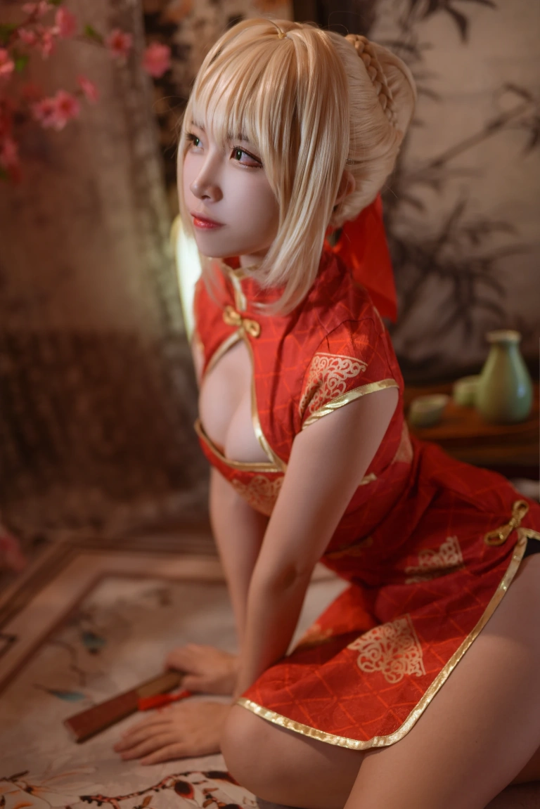 《旗袍本 Fate尼禄旗袍》｜二佐Nisa · 20张写真