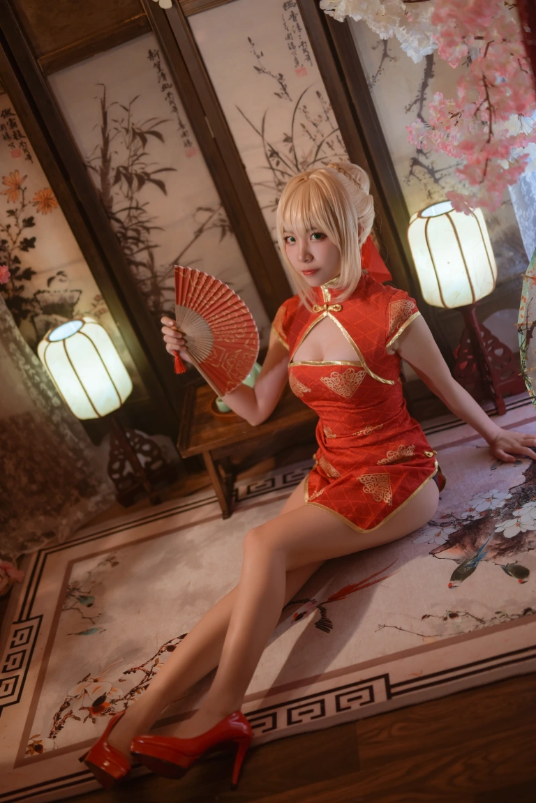 《旗袍本 Fate尼禄旗袍》｜二佐Nisa · 20张写真