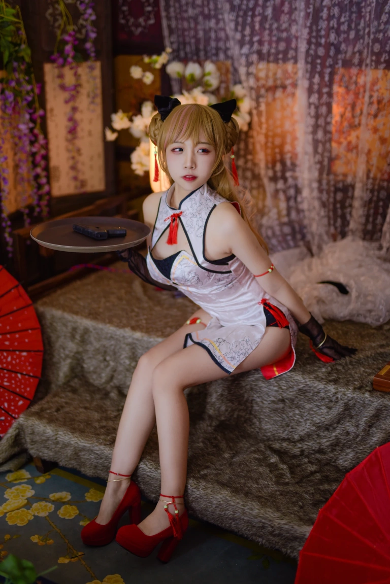 《旗袍本 少女前线MK23》｜二佐Nisa · 14张写真