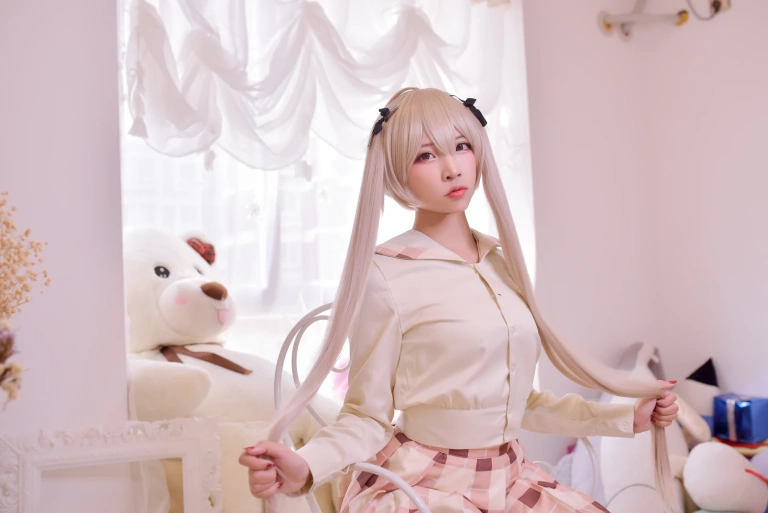 《穹妹校服》｜二佐Nisa · 46张写真