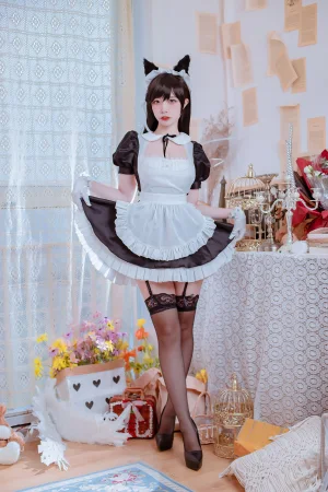 《犬之眷 碧蓝爱宕女仆》｜二佐Nisa · 19张写真