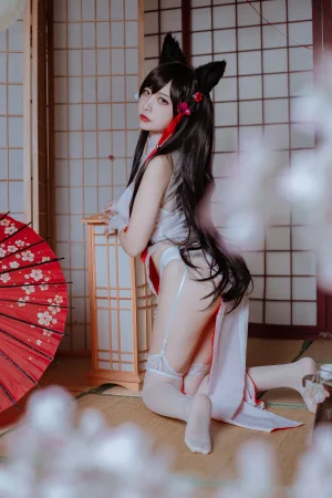 《犬之眷 碧蓝爱宕旗袍》｜二佐Nisa · 18张写真