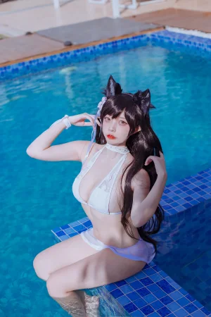 《犬之眷 碧蓝爱宕泳装》｜二佐Nisa · 18张写真