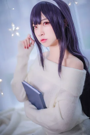 《霞之丘诗羽学姐毛衣》｜二佐Nisa · 47张写真