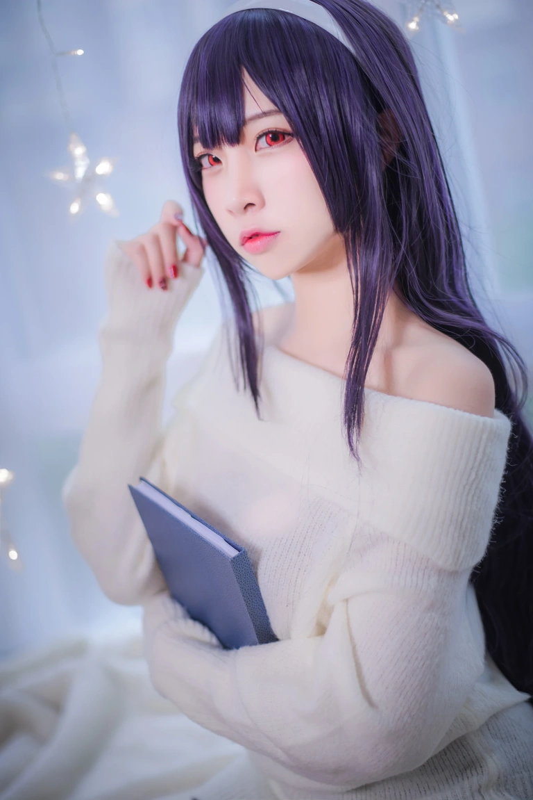 《霞之丘诗羽学姐毛衣》｜二佐Nisa · 47张写真