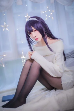 《霞之丘诗羽学姐毛衣》｜二佐Nisa · 47张写真