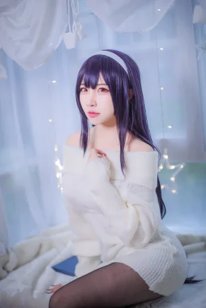 《霞之丘诗羽学姐毛衣》｜二佐Nisa · 47张写真