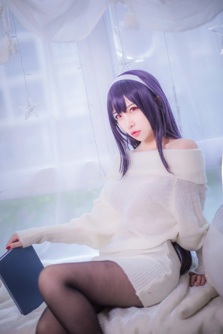 《霞之丘诗羽学姐毛衣》｜二佐Nisa · 47张写真