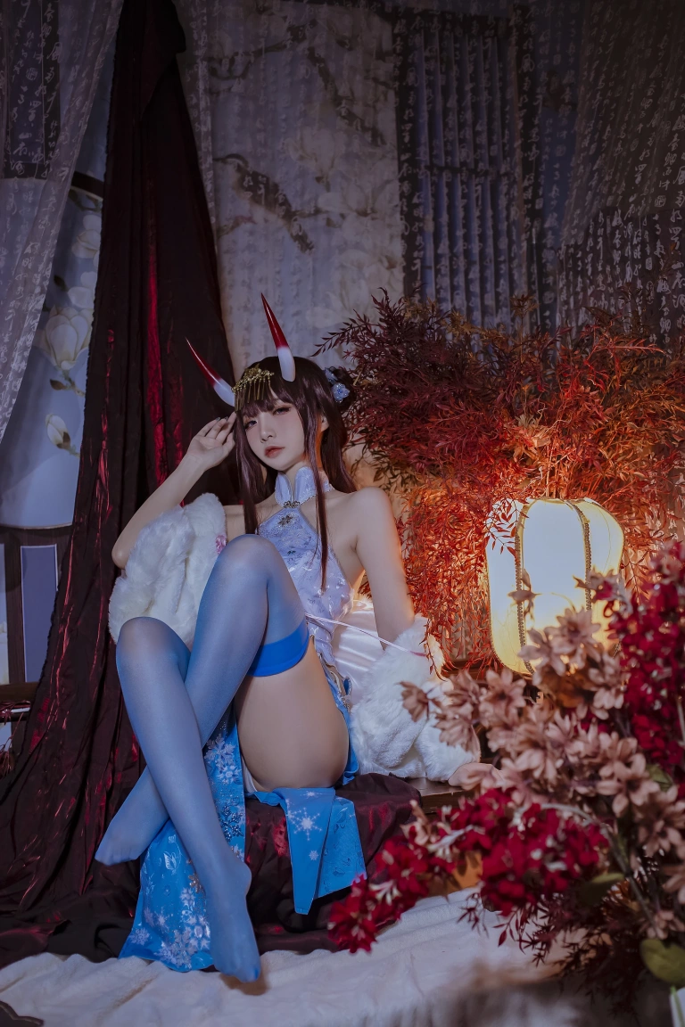 《碧蓝航线 能代旗袍》｜二佐Nisa · 18张写真