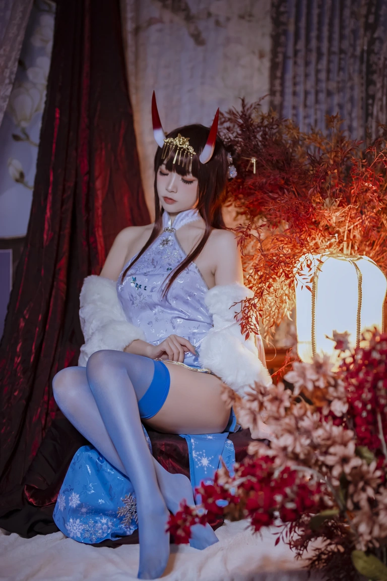 《碧蓝航线 能代旗袍》｜二佐Nisa · 18张写真