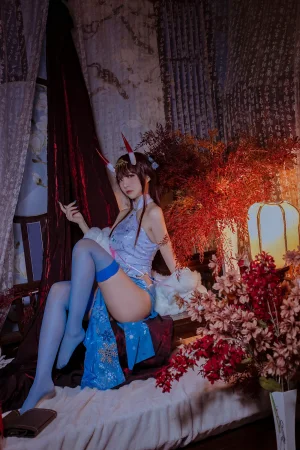 《碧蓝航线 能代旗袍》｜二佐Nisa · 18张写真