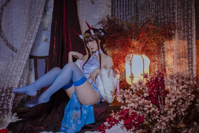 《碧蓝航线 能代旗袍》｜二佐Nisa · 18张写真