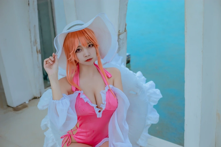 《碧蓝航线 黎塞留泳装》｜二佐Nisa · 9张写真