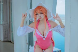《碧蓝航线 黎塞留泳装》｜二佐Nisa · 9张写真