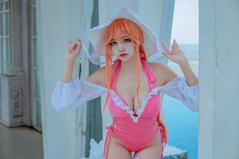 《碧蓝航线 黎塞留泳装》｜二佐Nisa · 9张写真