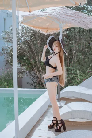 《碧蓝航线 让巴尔泳装》｜二佐Nisa · 20张写真