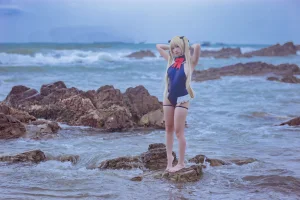 《碧蓝航线 玛丽罗斯泳装》｜二佐Nisa · 13张写真