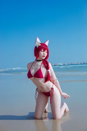 《碧蓝航线 千代田泳装》｜二佐Nisa · 20张写真