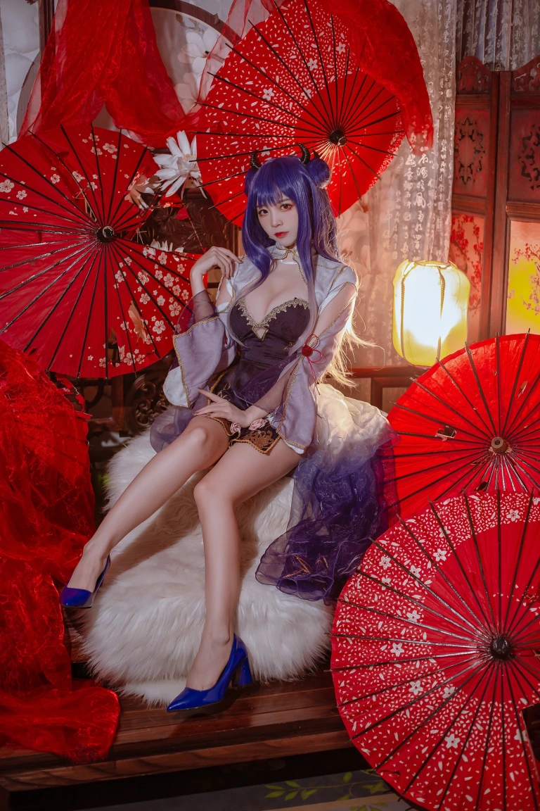 《碧蓝航线 伊吹旗袍》｜二佐Nisa · 29张写真
