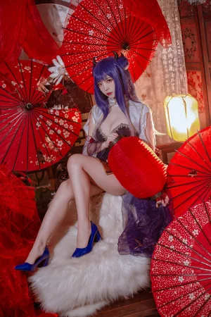 《碧蓝航线 伊吹旗袍》｜二佐Nisa · 29张写真