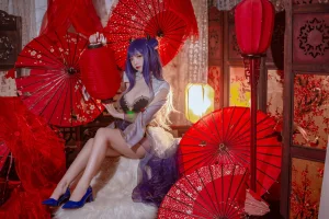 《碧蓝航线 伊吹旗袍》｜二佐Nisa · 29张写真