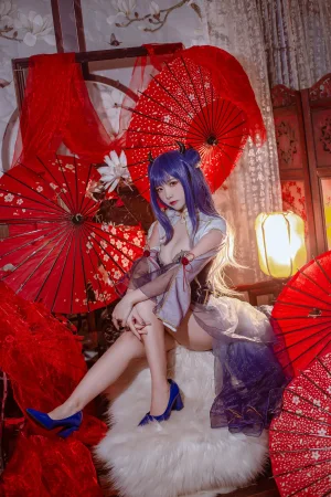《碧蓝航线 伊吹旗袍》｜二佐Nisa · 29张写真