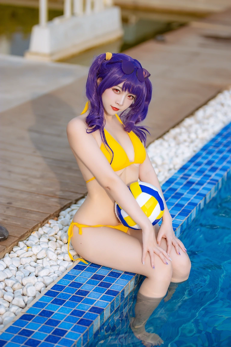 《碧蓝 波拉泳装》｜二佐Nisa · 20张写真