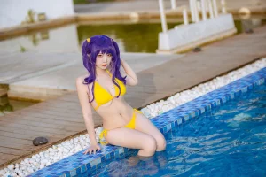 《碧蓝 波拉泳装》｜二佐Nisa · 20张写真