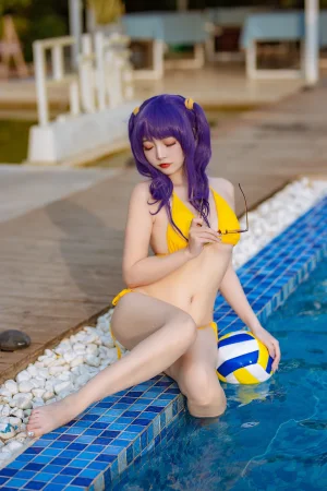 《碧蓝 波拉泳装》｜二佐Nisa · 20张写真