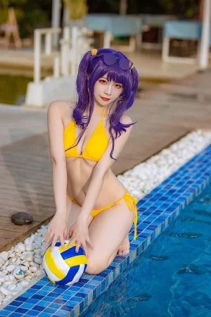 《碧蓝 波拉泳装》｜二佐Nisa · 20张写真