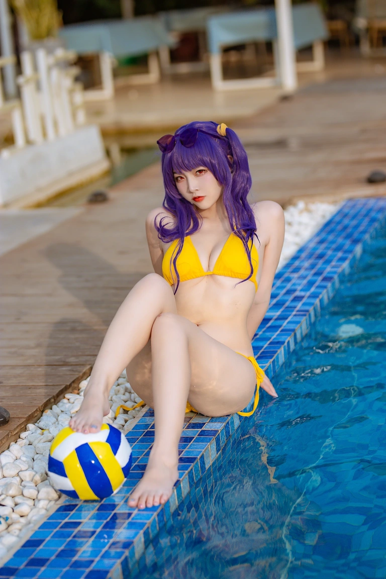 《碧蓝 波拉泳装》｜二佐Nisa · 20张写真