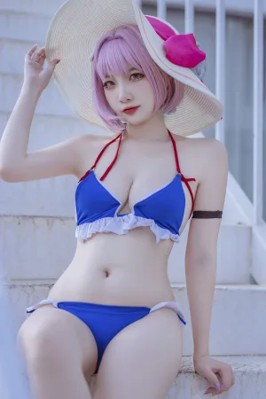 《碧蓝 塔尔图泳装》｜二佐Nisa · 23张写真