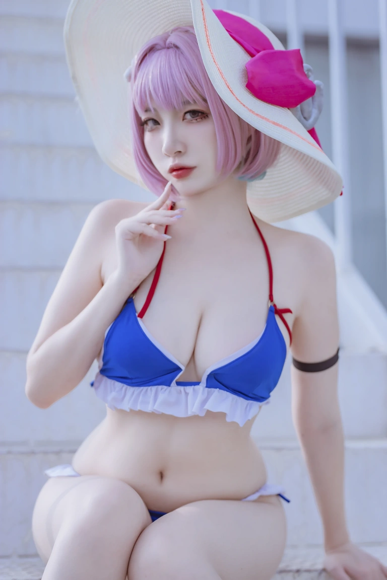 《碧蓝 塔尔图泳装》｜二佐Nisa · 23张写真