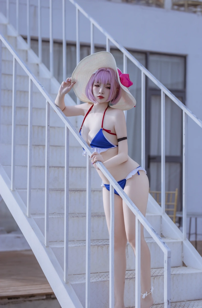 《碧蓝 塔尔图泳装》｜二佐Nisa · 23张写真