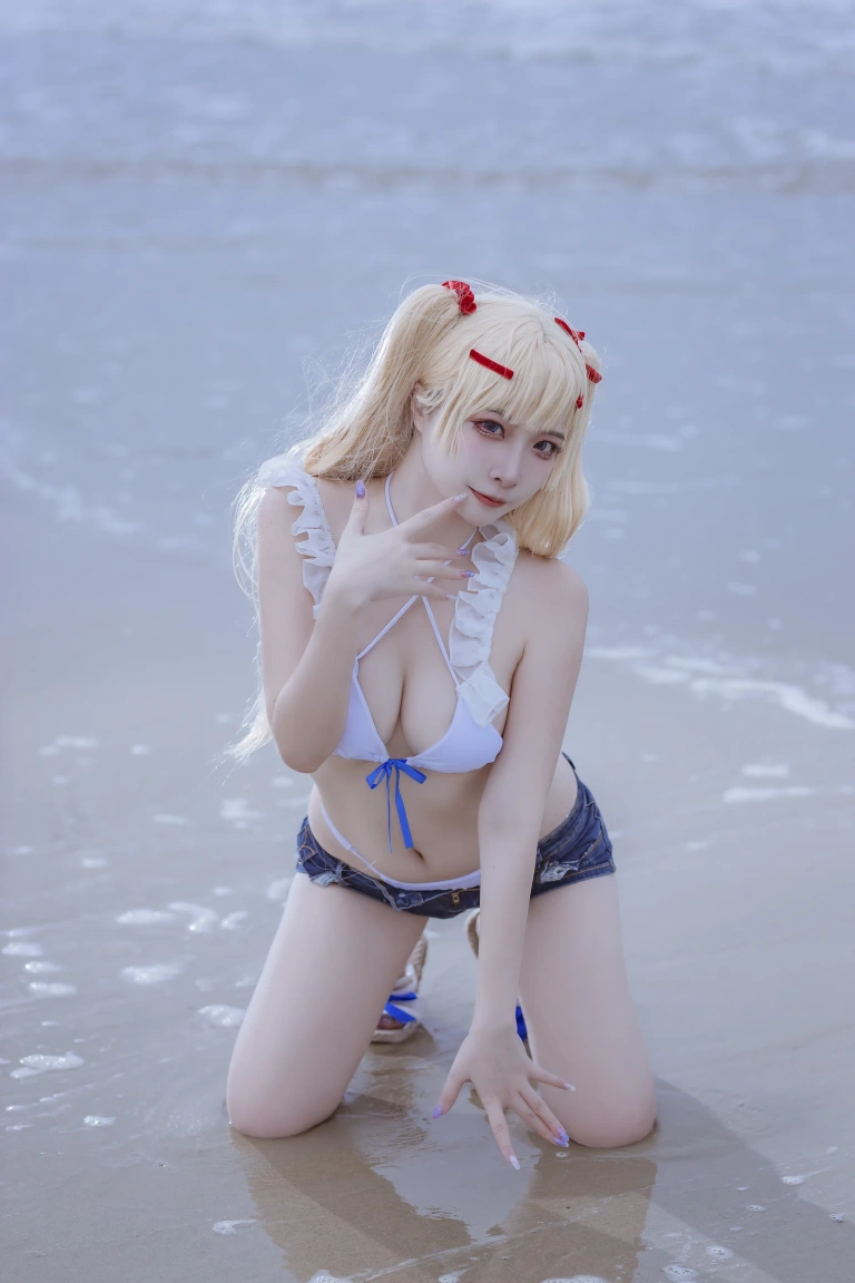 《碧蓝 苏塞克斯泳装》｜二佐Nisa · 20张写真