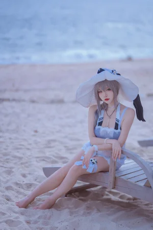 《碧蓝 天鹰泳装》｜二佐Nisa · 20张写真