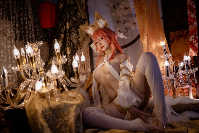 《玉藻前舞娘》｜二佐Nisa · 37张写真