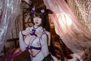 《碧蓝樫野旗袍》｜二佐Nisa · 24张写真