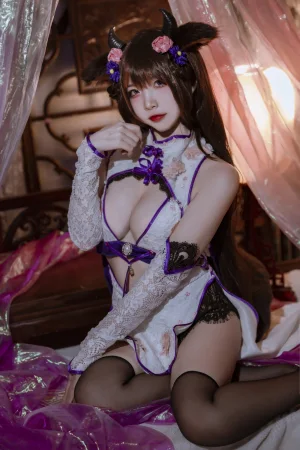 《碧蓝樫野旗袍》｜二佐Nisa · 24张写真