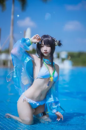 《泰拉夏日纪事 明日方舟 羽毛笔泳装》｜二佐Nisa · 25张写真