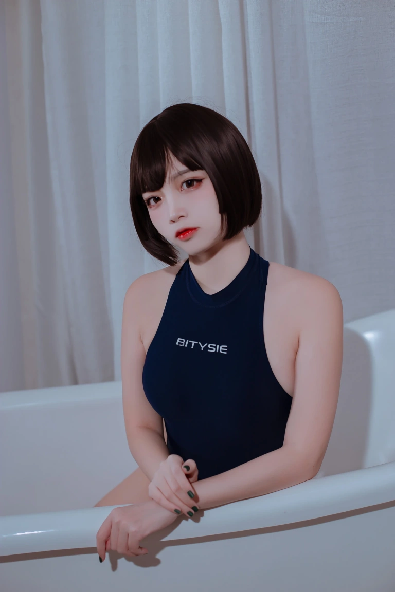 《私房竞泳蓝》｜二佐Nisa · 40张写真