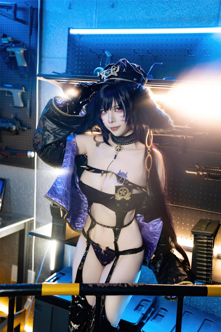 《碧蓝航线 武藏 女警》｜二佐Nisa · 25张写真