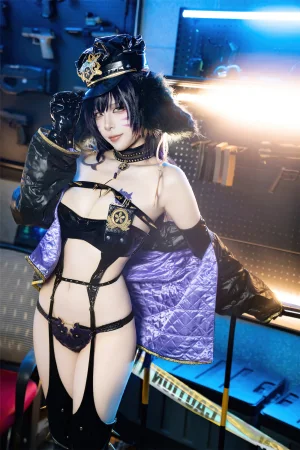 《碧蓝航线 武藏 女警》｜二佐Nisa · 25张写真