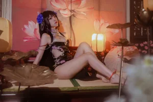 《碧蓝航线 比叡鲟旗袍》｜二佐Nisa · 24张写真