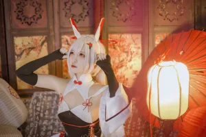 《碧蓝航线 绫波新春旗袍》｜二佐Nisa · 27张写真