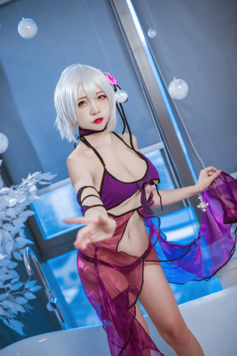 《FATE 黑贞水着》｜二佐Nisa · 40张写真